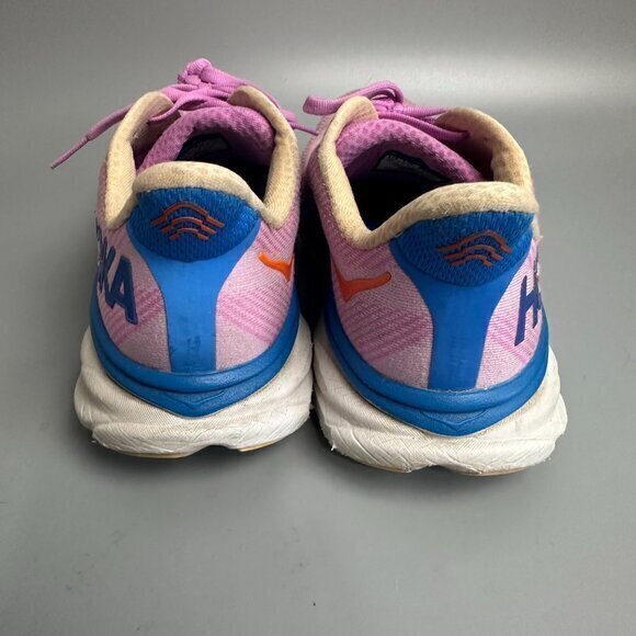 HOKA Clifton 9 Running Shoe Women 8B F27223C Violet / Pink / Blue - Picture 3 of 11
